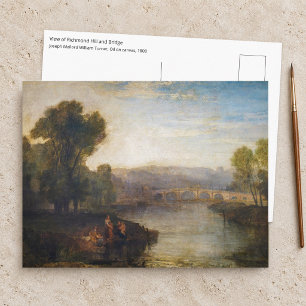 William Turner - Ansicht von Richmond Hill und Brü Postkarte