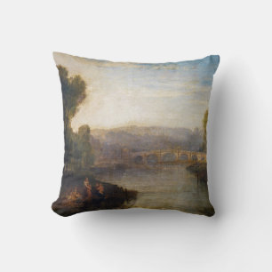 William Turner - Aussicht auf Richmond Hill und Br Kissen