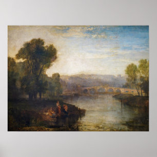 William Turner - Aussicht auf Richmond Hill und Br Poster