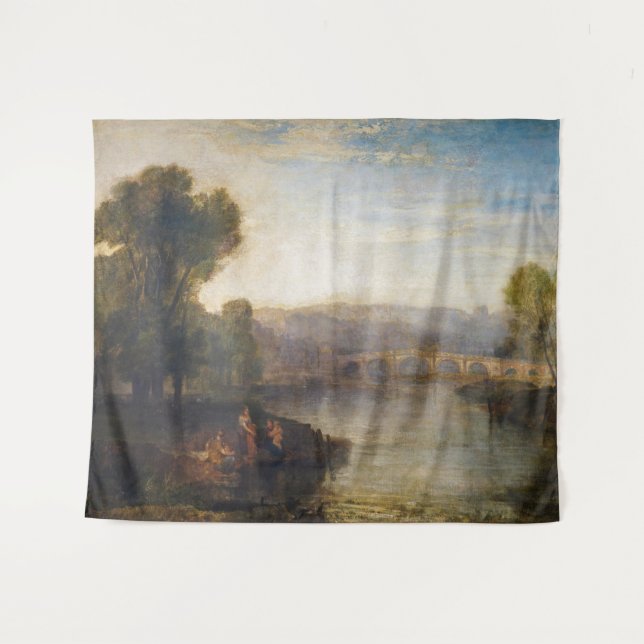 William Turner - Aussicht auf Richmond Hill und Br Wandteppich (Vorderseite (Horizontal))