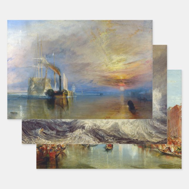 William Turner - Auswahl der Meisterwerke Geschenkpapier Set (Set)