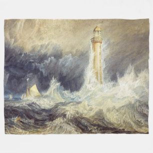 William Turner - Bell Rock Leuchtturm Fleecedecke