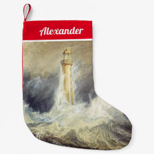 William Turner - Bell Rock Leuchtturm Kleiner Weihnachtsstrumpf