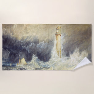 William Turner - Bell Rock Leuchtturm Strandtuch
