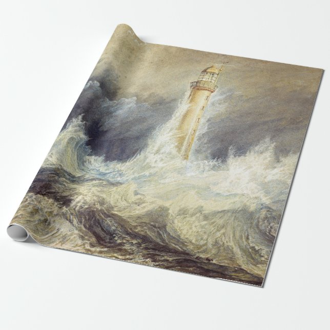 William Turner - Bell Rock Lighthouse Geschenkpapier (Ungerollt)