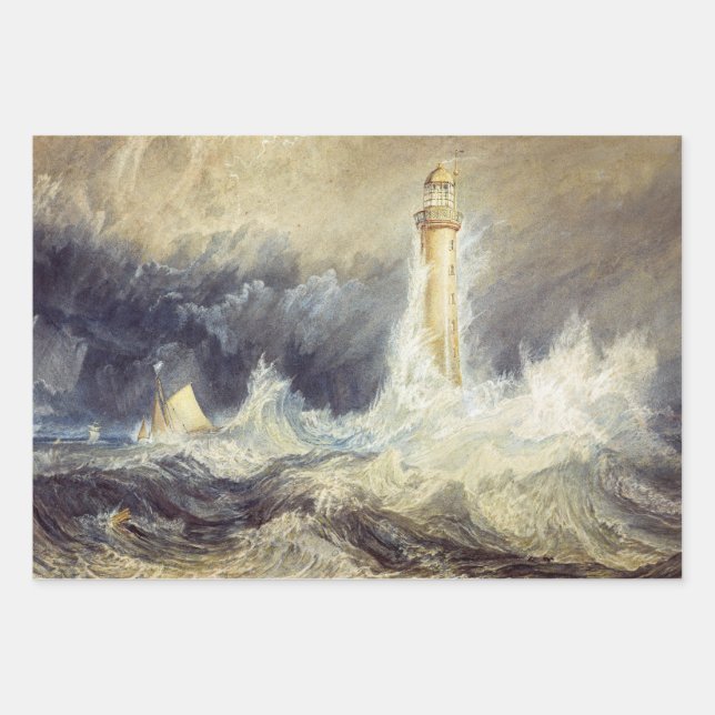 William Turner - Bell Rock Lighthouse Geschenkpapier Set (Vorderseite)