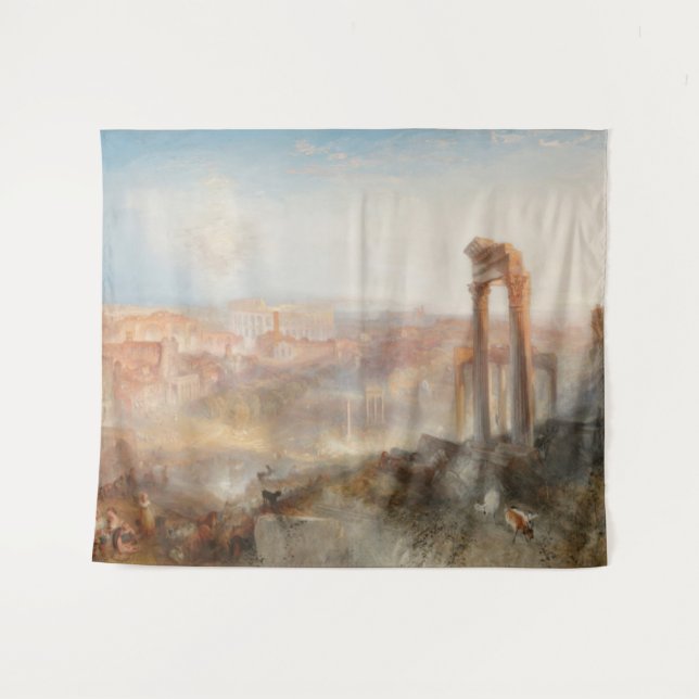 William Turner British - Modernes Rom-Campo Vaccin Wandteppich (Vorderseite (Horizontal))