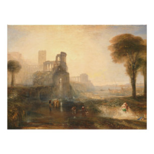 William Turner Caligulas Palast und Brücke Poster