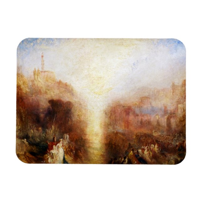 William Turner - Der Besuch des Grabes Magnet (Horizontal)