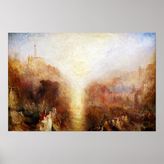 William Turner - Der Besuch des Grabes Poster (Vorne)