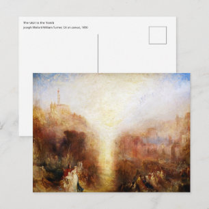 William Turner - Der Besuch des Grabes Postkarte