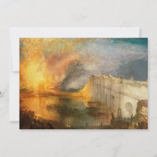 William Turner - Der Brand des Parlaments Einladung