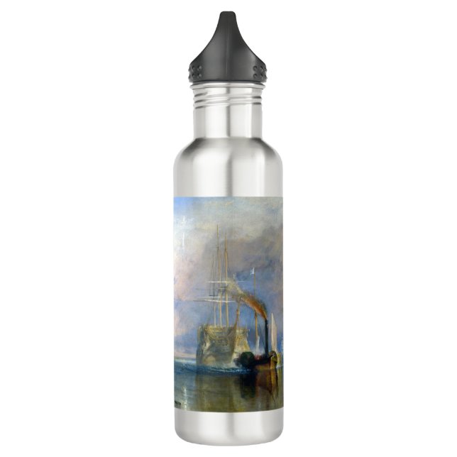 William Turner - Der Kampftemeraire Edelstahlflasche (Links)