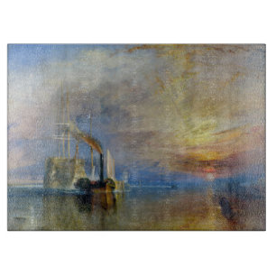William Turner - Der Kampftemeraire Schneidebrett
