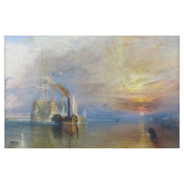 William Turner - Der Kampftemeraire Stoff (Yard (91,4 cm))