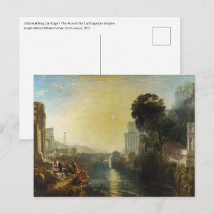 William Turner - Dido baut Karthago Postkarte