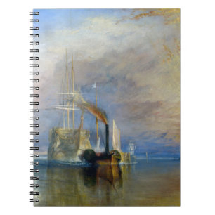 William Turner - Die Fighting Temeraire Notizblock