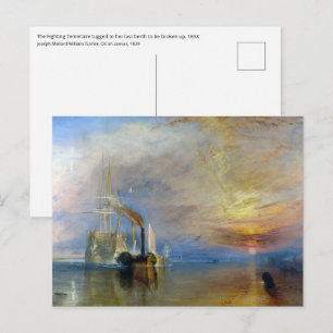 William Turner - Die Fighting Temeraire Postkarte