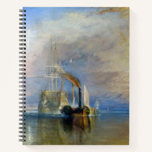 William Turner - Die kämpfende Temeraire Notizbuch