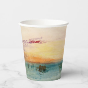 William Turner - Die Lagune bei Venedig bei Sonnen Pappbecher