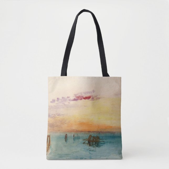 William Turner - Die Lagune bei Venedig bei Sonnen Tasche (Vorderseite)