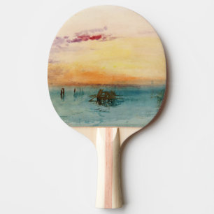 William Turner - Die Lagune nahe Venedig bei Sonne Tischtennis Schläger