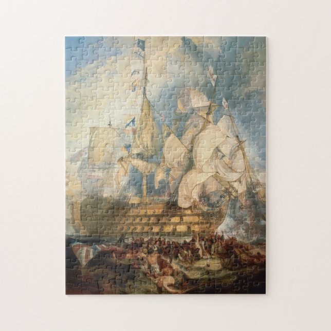 William Turner Die Schlacht von Trafalgar (Vertikal)