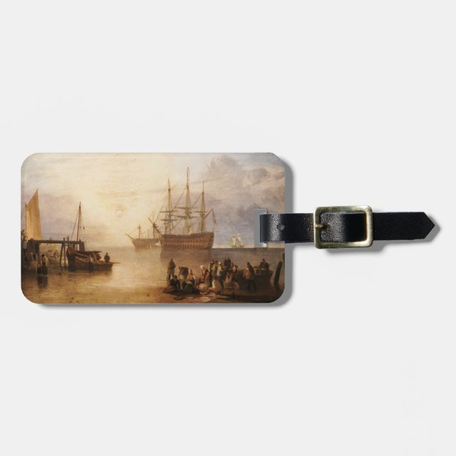 William Turner - Die Sonnenlandschaft durch Vapor Gepäckanhänger (Vorderseite horizontal)