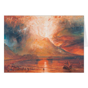 William Turner le Vésuve dans l'art de waterscape