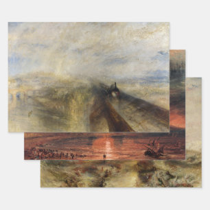William Turner - Meisterwerke Auswahl Geschenkpapier Set