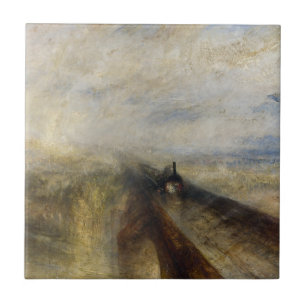 William Turner - Regen, Dampf und Geschwindigkeit Fliese