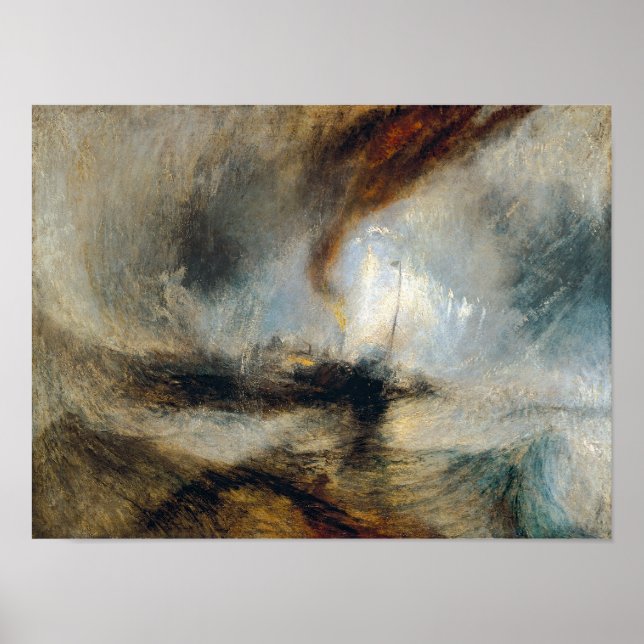 William Turner - Schneesturm Poster (Vorne)