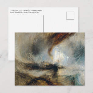 William Turner - Schneesturm Postkarte