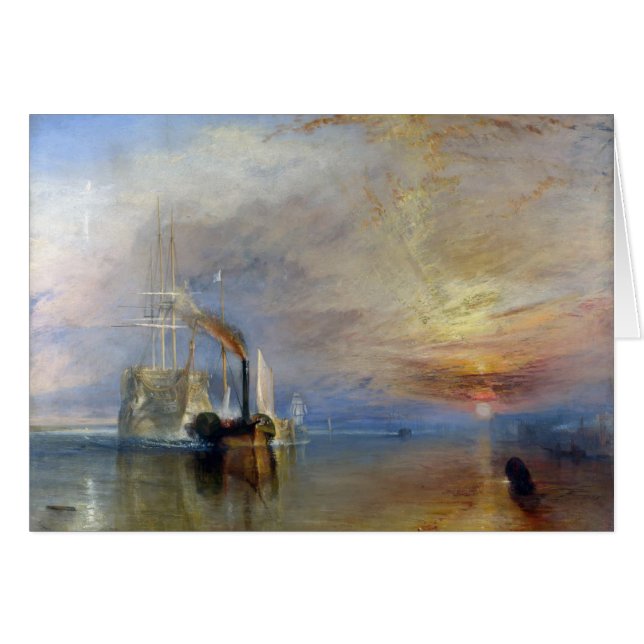 William Turner: Temeraire zerrte zum letzten (Vorderseite (Horizontal))