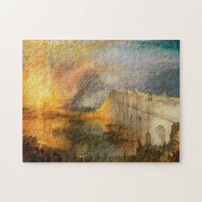 William Turner - The Burning of the Parliament (Horizontal)