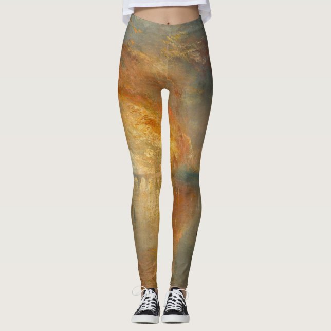 William Turner - The Burning of the Parliament Leggings (Vorderseite)
