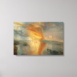 William Turner - The Burning of the Parliament Leinwanddruck