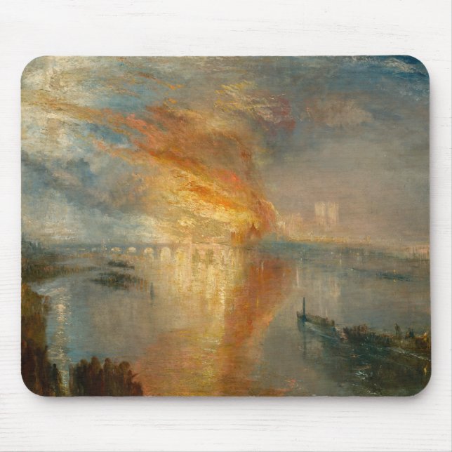 William Turner - The Burning of the Parliament Mousepad (Vorne)
