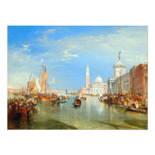William Turner - Venedig, Die Dogana & San Giorgio Fotodruck