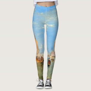 William Turner - Venedig, Die Dogana & San Giorgio Leggings