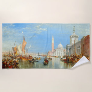 William Turner - Venedig, Die Dogana & San Giorgio Strandtuch
