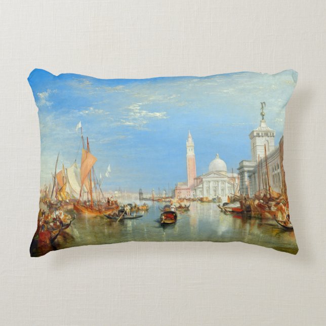 William Turner - Venedig, The Dogano & San Giorgio Dekokissen (Vorderseite)