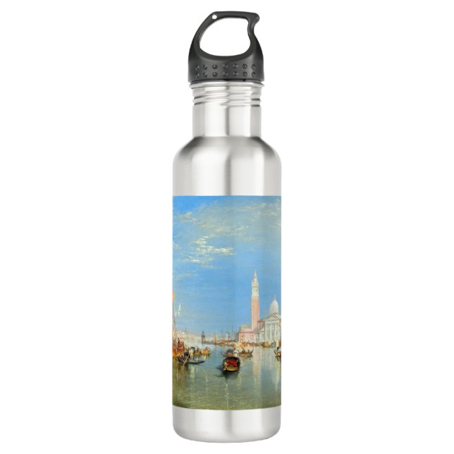 William Turner - Venedig, The Dogano & San Giorgio Edelstahlflasche (Vorderseite)