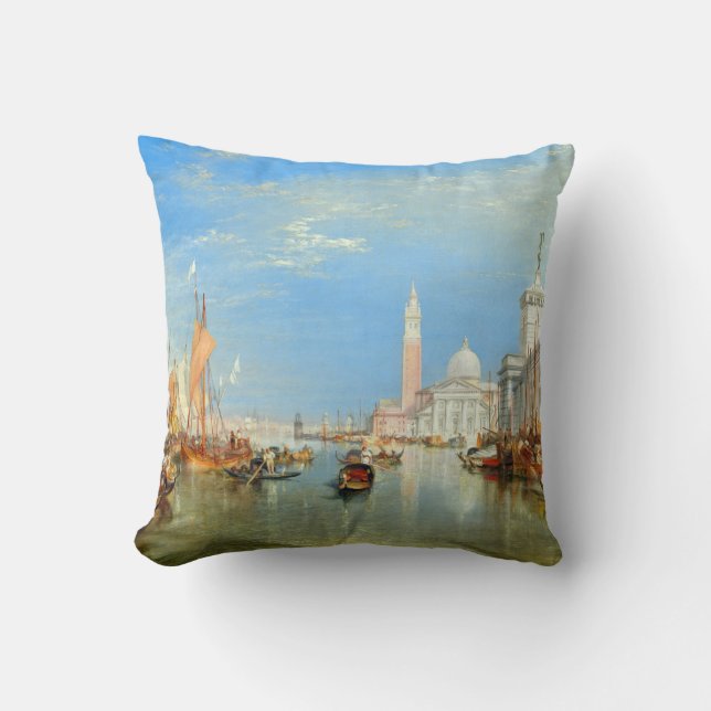 William Turner - Venedig, The Dogano & San Giorgio Kissen (Vorderseite)