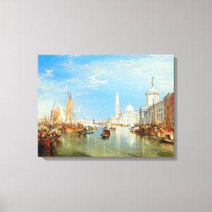 William Turner - Venedig, The Dogano & San Giorgio Leinwanddruck