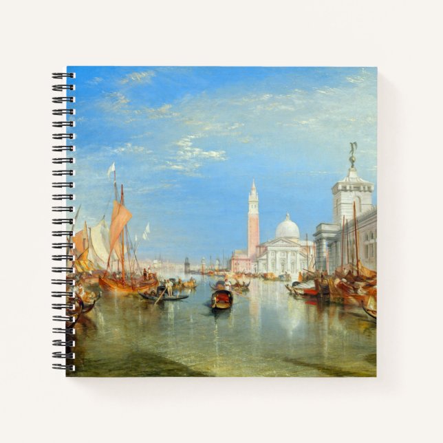 William Turner - Venedig, The Dogano & San Giorgio Notizbuch (Vorderseite)