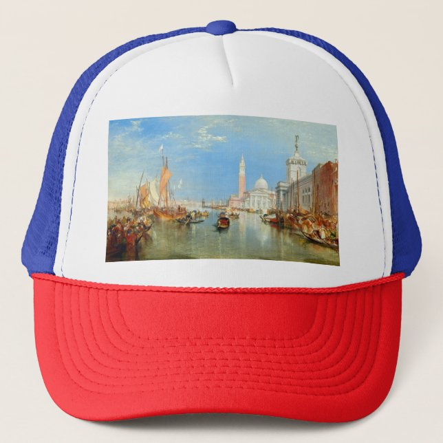 William Turner - Venedig, The Dogano & San Giorgio Truckerkappe (Vorderseite)