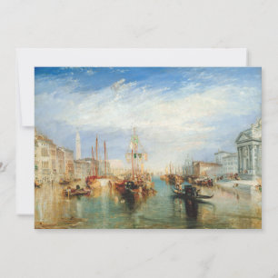 William Turner - Venedig, Vorhalle Madonna della S Dankeskarte