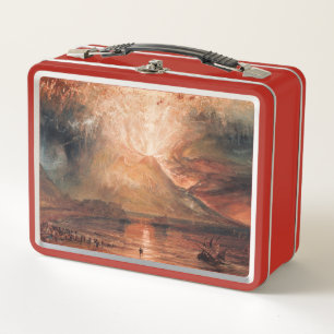 William Turner - Vesuv bei einem Ausbruch Metall Brotdose