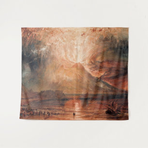 William Turner - Vesuv bei einem Ausbruch Wandteppich